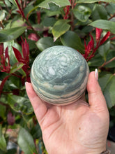 Load image into Gallery viewer, Large Serpentine Sphere 8.2cm Diameter
