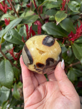 Load image into Gallery viewer, Septarian Sphere with Druzy
