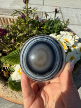 Load image into Gallery viewer, Natural Banded Agate Sphere 6.4cm Dia
