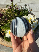 Load image into Gallery viewer, Natural Banded Agate Sphere 6.4cm Dia
