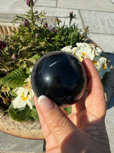 Load image into Gallery viewer, Natural Banded Agate Sphere 6.4cm Dia

