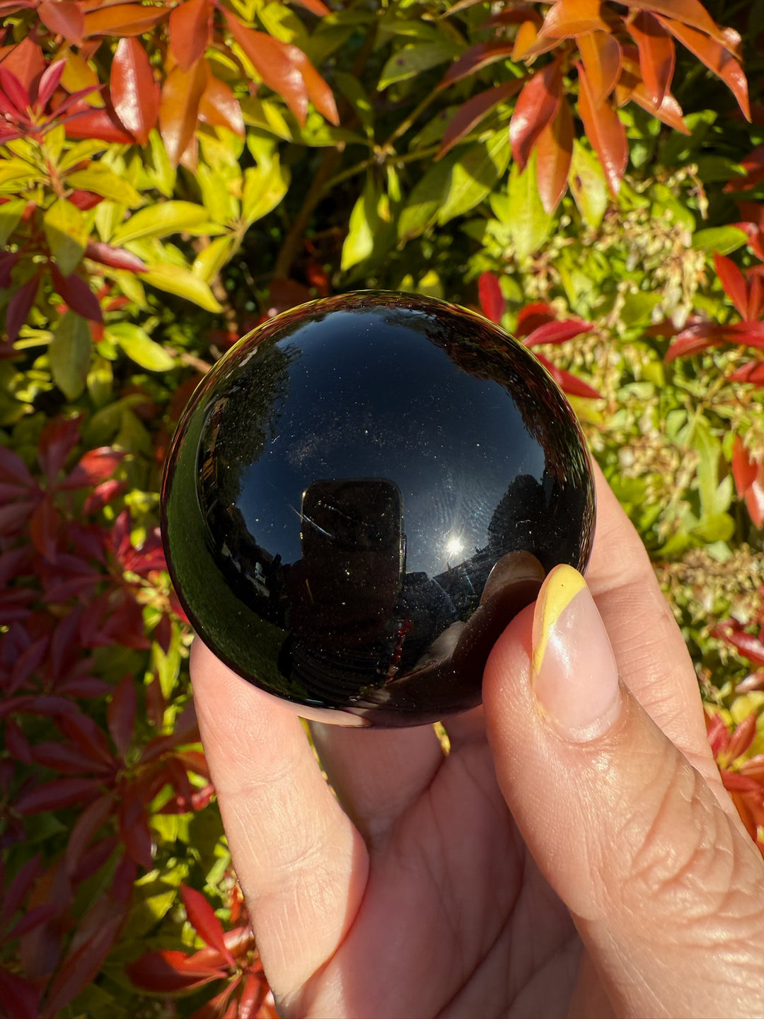 Ice Obsidian Sphere 5.4cm