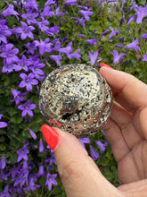 Load image into Gallery viewer, Quality Peru Pyrite Sphere 5cm
