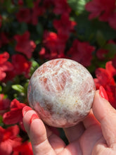 Load image into Gallery viewer, Sunstone and Moonstone Sphere 5.7cm
