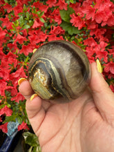 Load image into Gallery viewer, Smoky Fluorite with Pyrite Sphere
