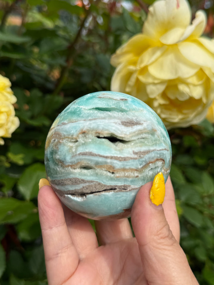 Blue Hemimorphite Sphere 7cm