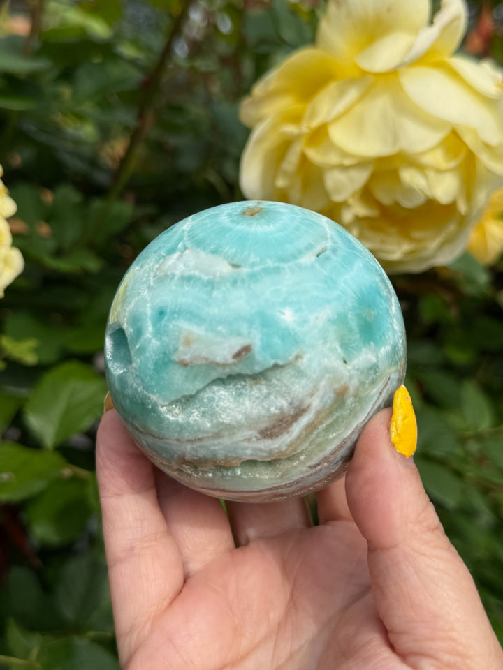 Blue Hemimorphite Sphere 7cm