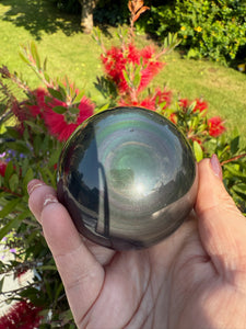 Rainbow Obsidian Sphere 6.4cm dia