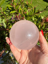 Load image into Gallery viewer, Star Rose Quartz Sphere 7.7cm dia
