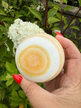 Load image into Gallery viewer, Orange Calcite Sphere 6.7cm dia
