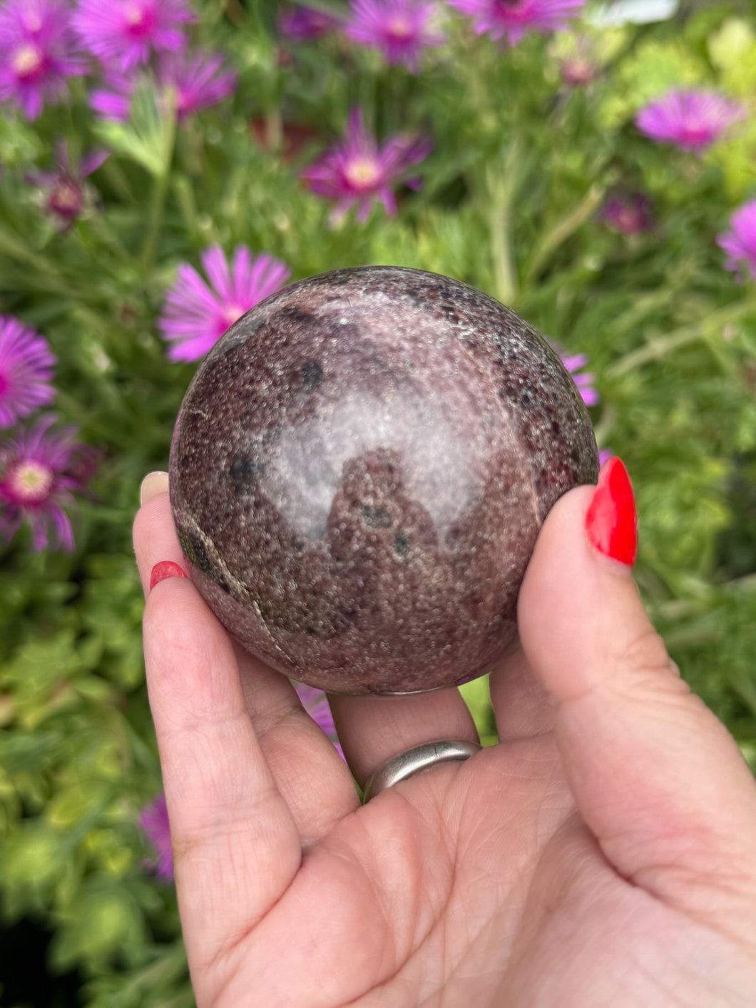 Garnet Sphere 6.2cm dia