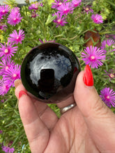 Load image into Gallery viewer, Black Obsidian Sphere 5cm dia
