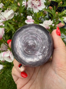 Purple Mica Lepidolite Sphere 6cm dia