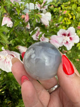 Load image into Gallery viewer, Druzy Flower Agate Sphere 3.4cm dia
