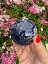 Load image into Gallery viewer, Sodalite Sphere 5.6cm dia
