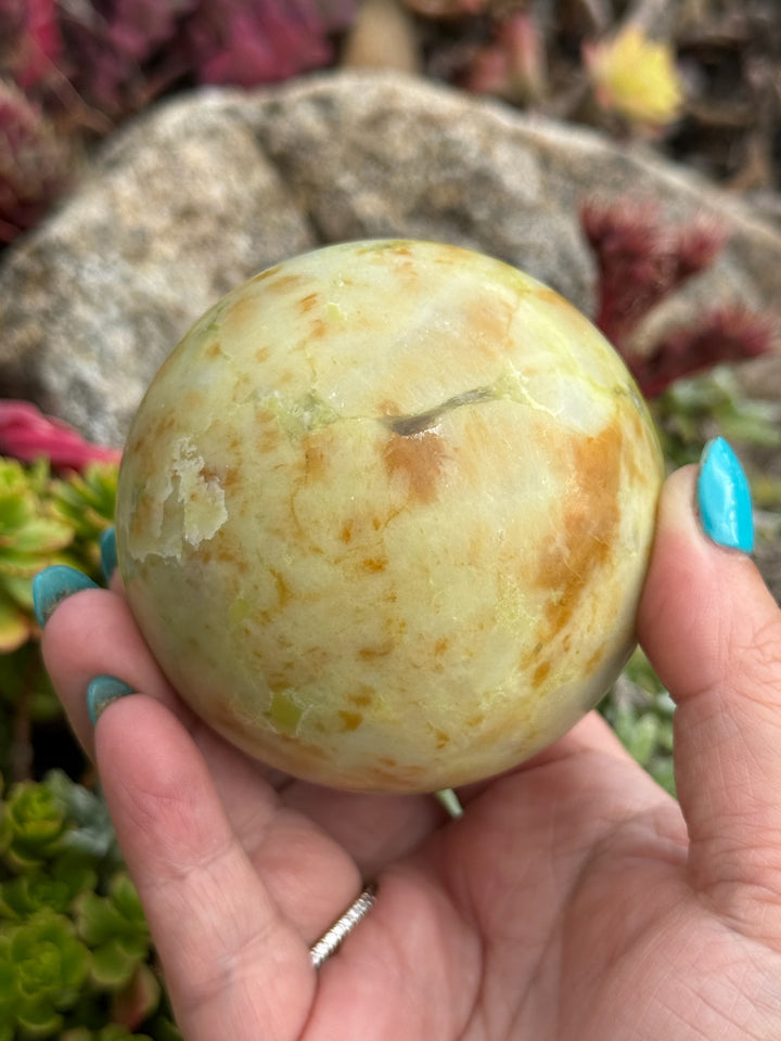 Green Opal Sphere 6.7cm dia