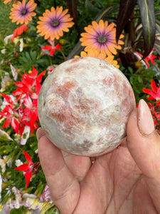 Sunstone and Moonstone Sphere 5.5cm Diameter