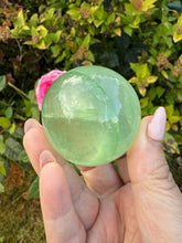 Load image into Gallery viewer, Green Fluorite Sphere 4.6cm Diameter

