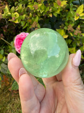 Load image into Gallery viewer, Green Fluorite Sphere 4.6cm Diameter
