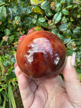 Load image into Gallery viewer, Carnelian Sphere 6.2cm Diameter

