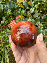 Load image into Gallery viewer, Carnelian Sphere 6.2cm Diameter
