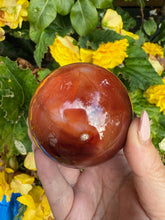 Load image into Gallery viewer, Carnelian Sphere 6.2cm Diameter
