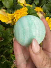 Load image into Gallery viewer, Pistachio Calcite Sphere  5.1cm Diameter
