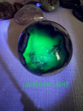 Load image into Gallery viewer, Uv Reactive Volcano Agate Sphere 6.5cm Diameter
