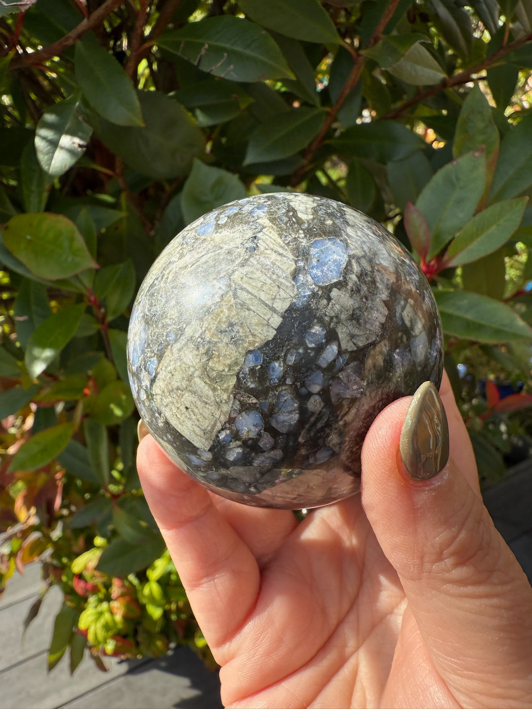 Que Sera Llanite Sphere 6.2cm Diameter