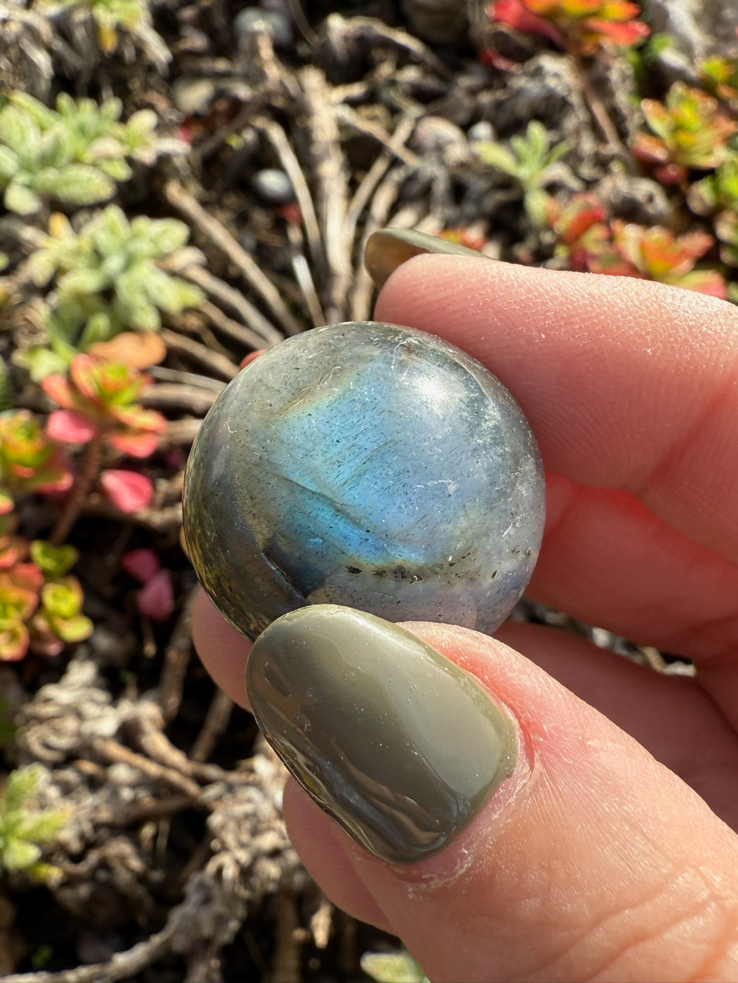 Labradorite Sphere 2.2cm Diameter