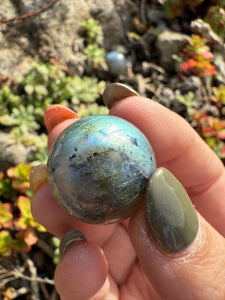 Labradorite Sphere 2.1cm Diameter