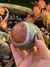 Load image into Gallery viewer, Polychrome Jasper Sphere 6.5cm Diameter
