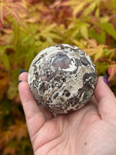 Load image into Gallery viewer, Agate and Chalcedony Sphere 6.9cm Diameter
