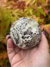 Load image into Gallery viewer, Agate and Chalcedony Sphere 6.9cm Diameter
