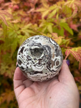 Load image into Gallery viewer, Agate and Chalcedony Sphere 6.9cm Diameter
