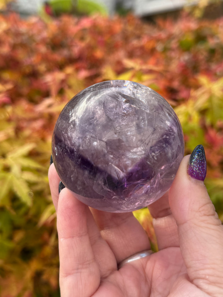Phantom Amethyst Sphere 5.6cm Diameter