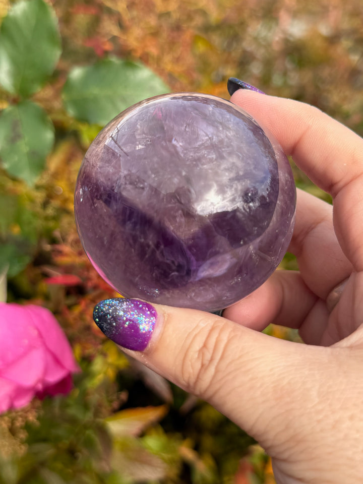 Phantom Amethyst Sphere 5.6cm Diameter