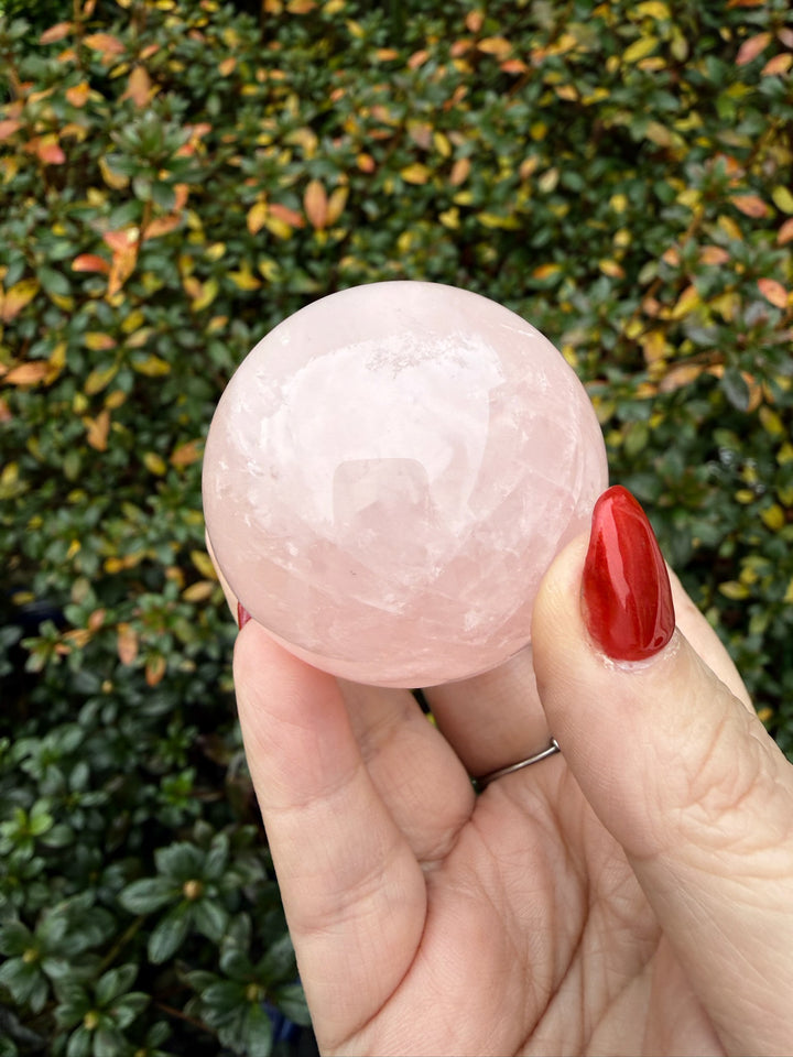 Gemmy Rose Quartz Sphere 4.5cm dia