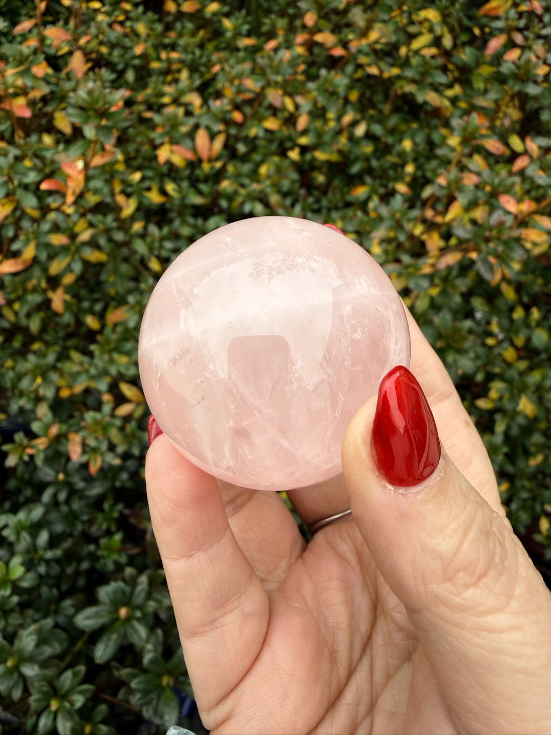 Gemmy Rose Quartz Sphere 4.5cm dia