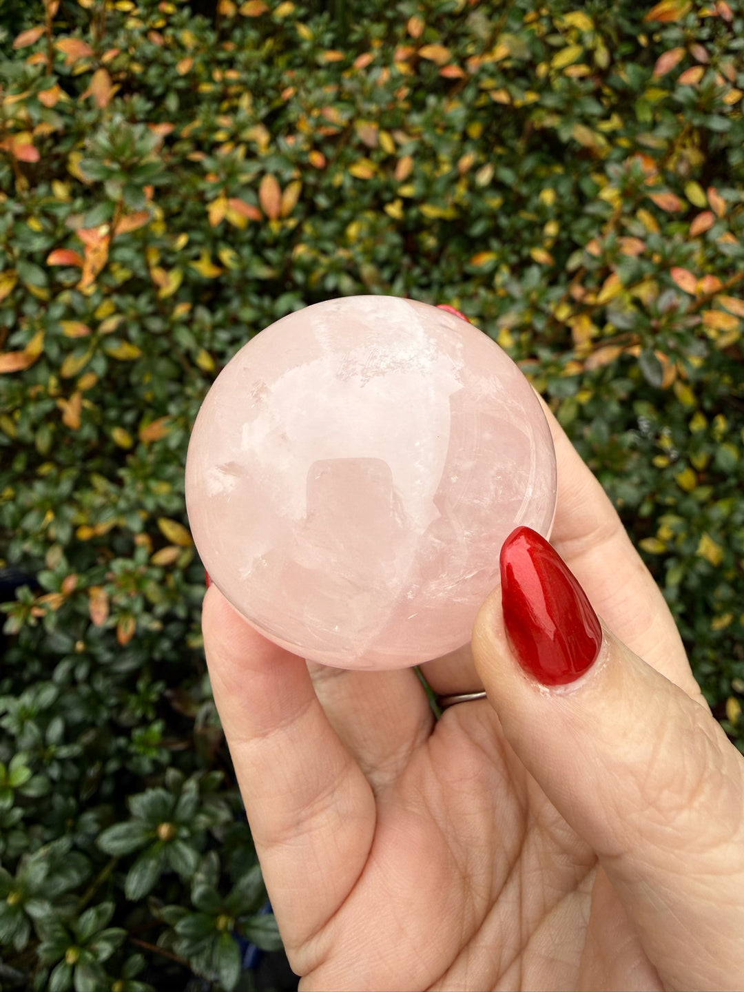 Gemmy Rose Quartz Sphere 4.5cm dia