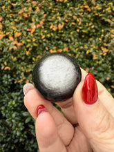 Load image into Gallery viewer, Silver Sheen Obsidian Sphere 3cm dia
