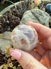 Load image into Gallery viewer, Sunstone and Moonstone Sphere 3.9cm dia

