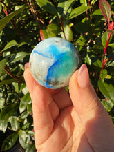 Load image into Gallery viewer, Turquoise and Chrysocolla Sphere 4cm Dia
