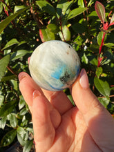 Load image into Gallery viewer, Turquoise and Chrysocolla Sphere 4cm Dia
