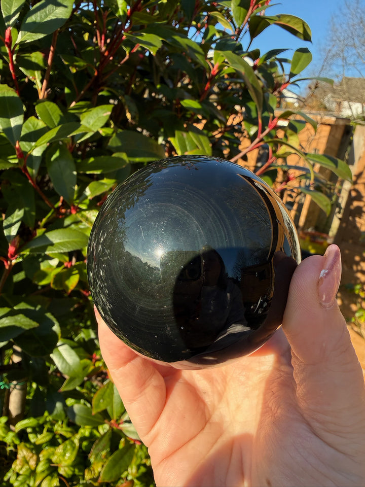 Rainbow Obsidian Sphere 6.6cm