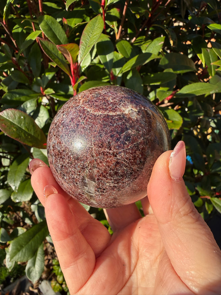 Garnet Sphere 6.1cm