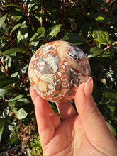 Load image into Gallery viewer, Money Agate Sphere 6.3cm Dia

