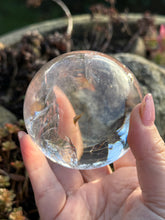 Load image into Gallery viewer, High Quality Clear Quartz Sphere 7cm Dia
