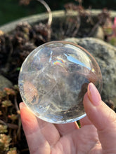 Load image into Gallery viewer, High Quality Clear Quartz Sphere 7cm Dia
