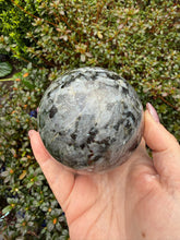 Load image into Gallery viewer, Larvikite Sphere 7.4cm Dia
